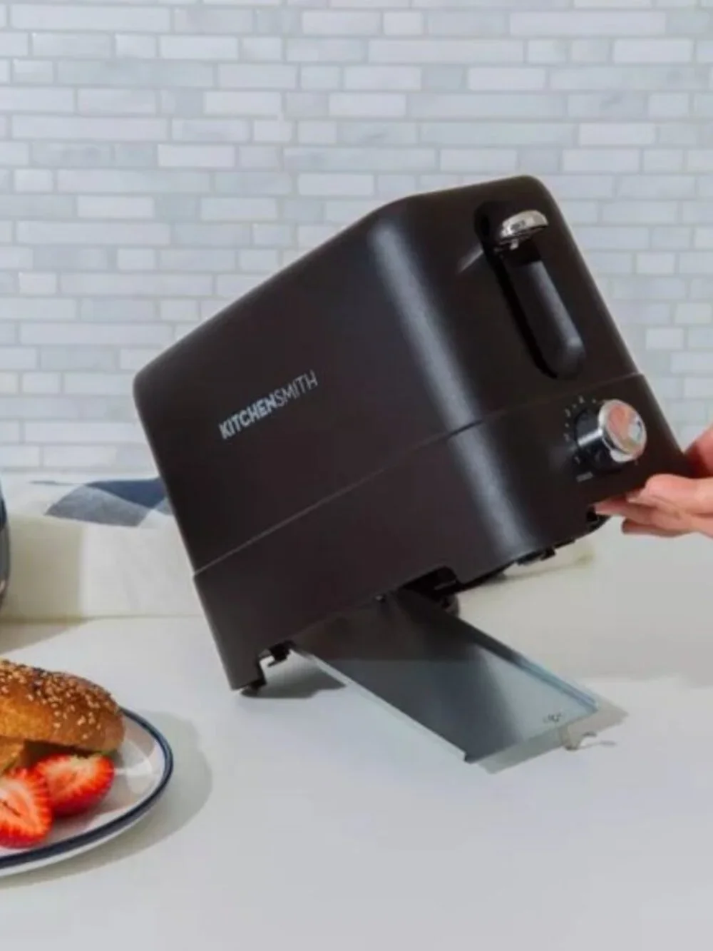KitchenSmith by Bella 2 Slice Toaster - Black
